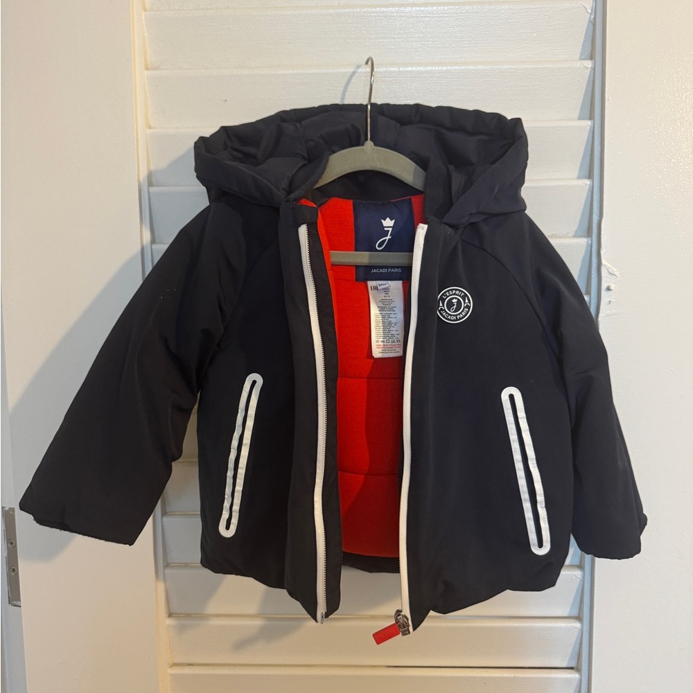 Jacadi Boys Essentials Coat Navy 24 months